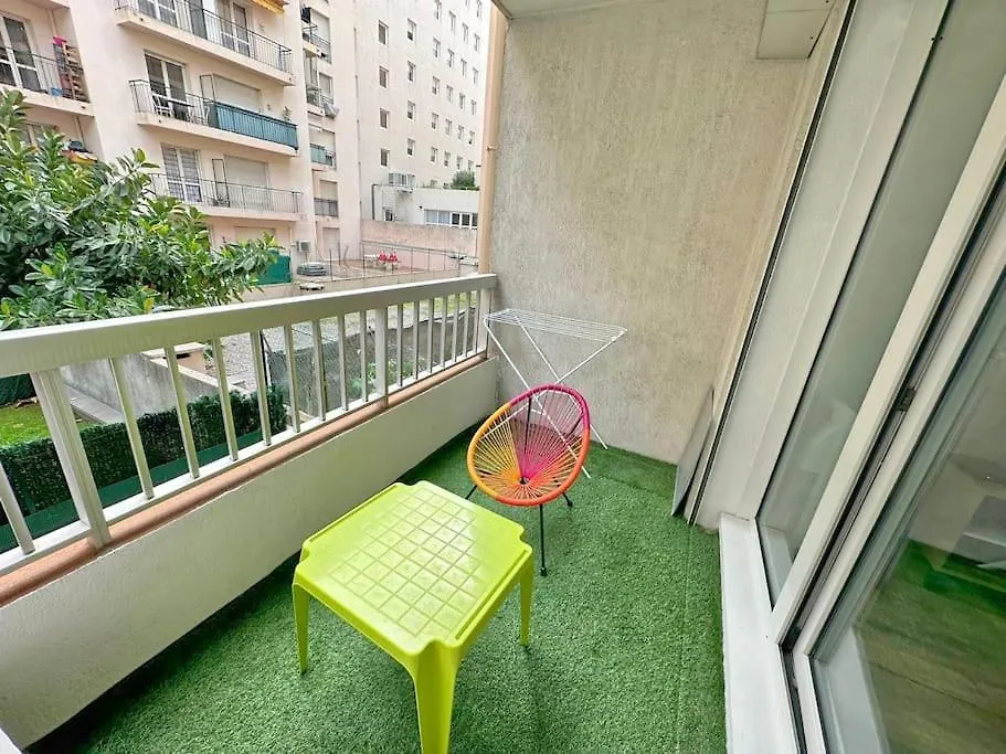 Appartement Cosy - Terrasse Clim Nice Apartment